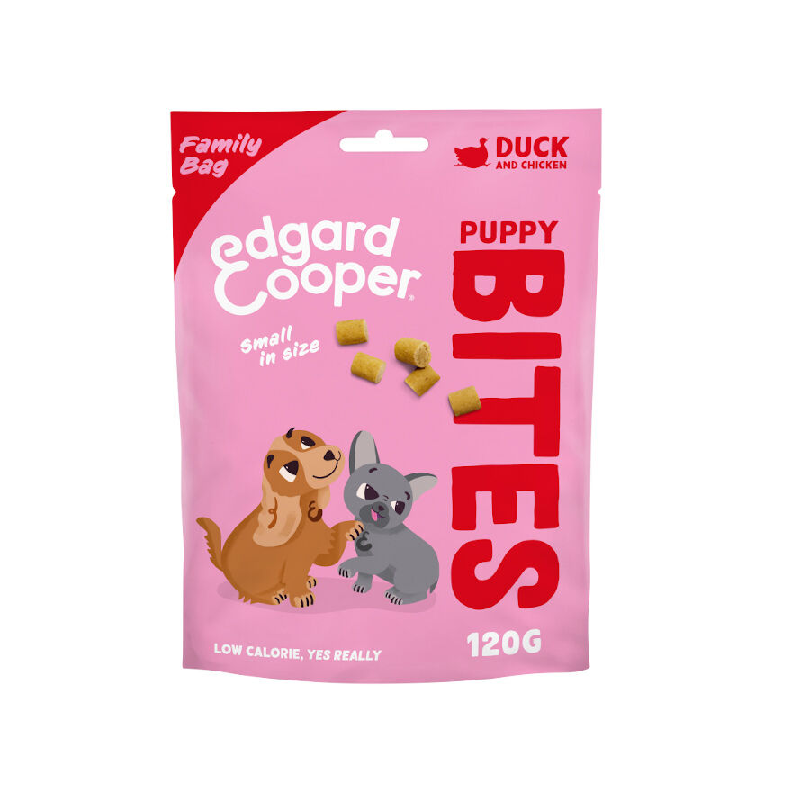 120 g Edgard y Cooper Snacks Mini de Pato e Frango para cachorros, , large Imagem n&uacute;mero 1